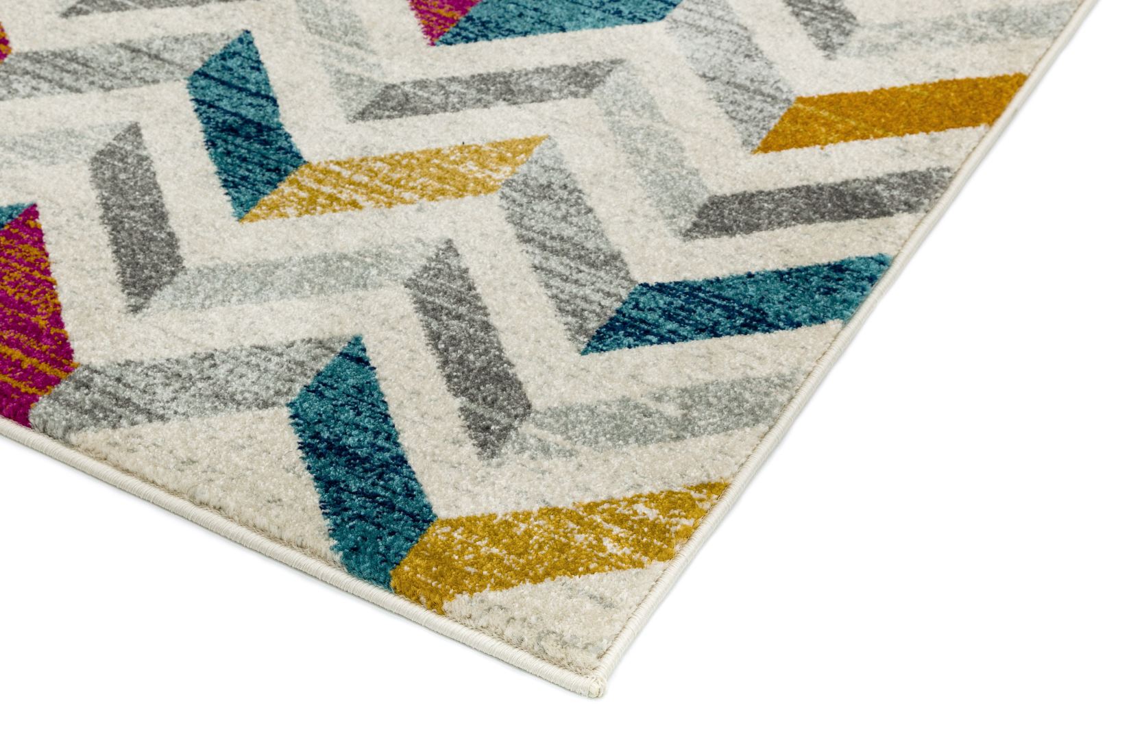 Colt Bold Geometric Rug - Chevron Multi CL06