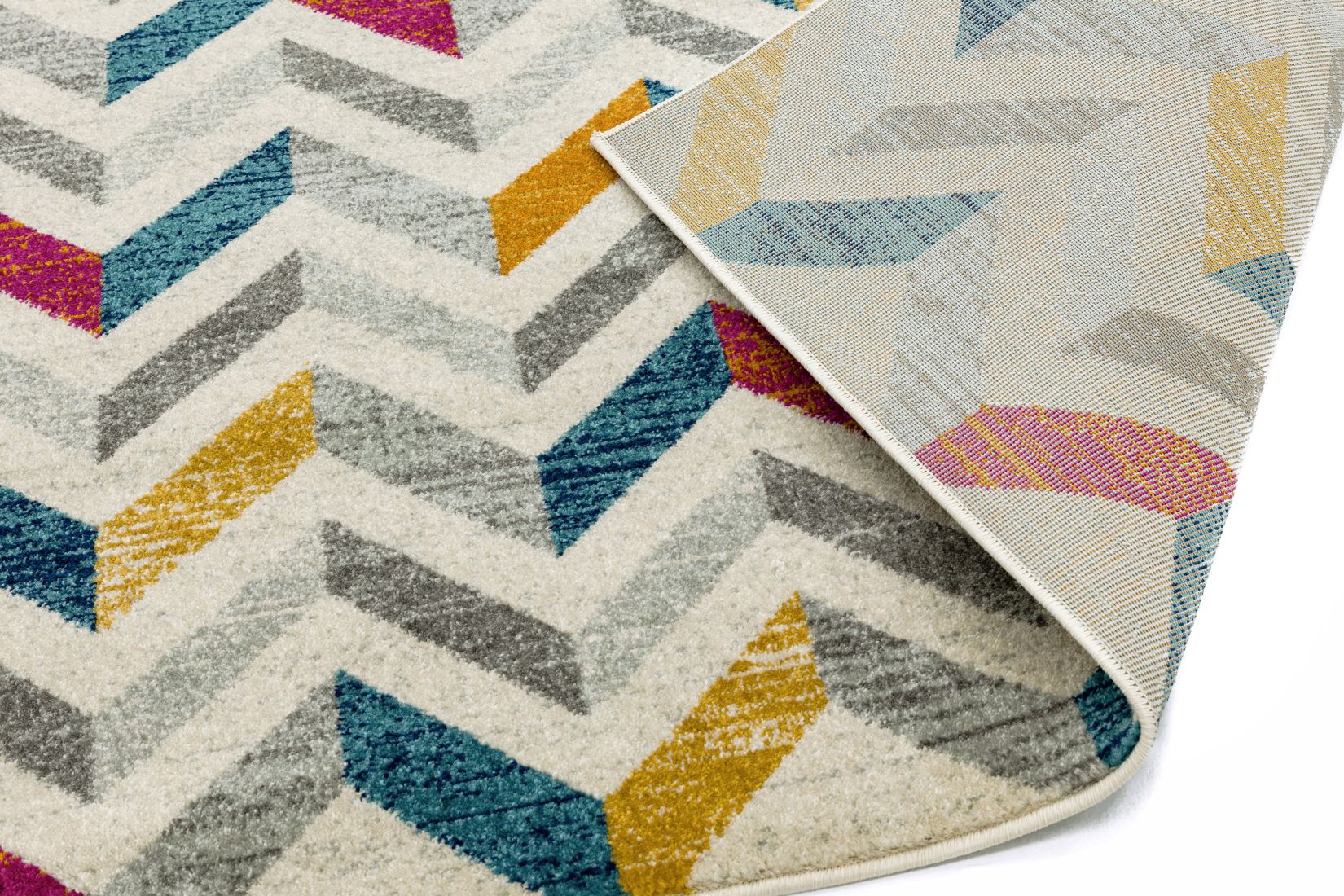 Colt Bold Geometric Rug - Chevron Multi CL06