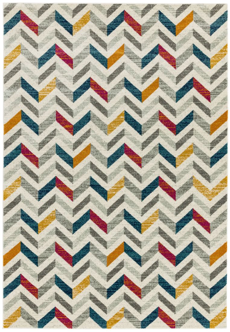 Colt Bold Geometric Rug - Chevron Multi CL06