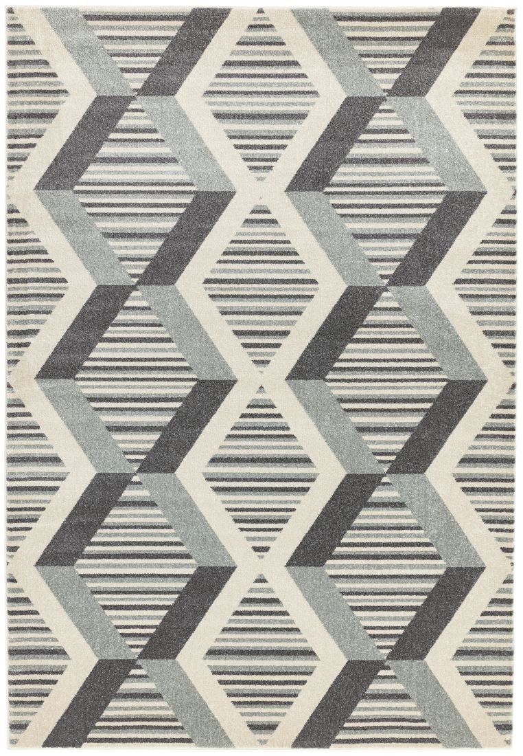 Colt Bold Geometric Rug - Diamond Grey Colt Bold Geometric Rug - Diamond Grey