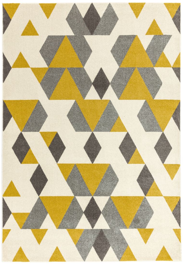 Colt Bold Geometric Rug - Pyramid Mustard CL18 Colt Bold Geometric Rug - Pyramid Mustard CL18