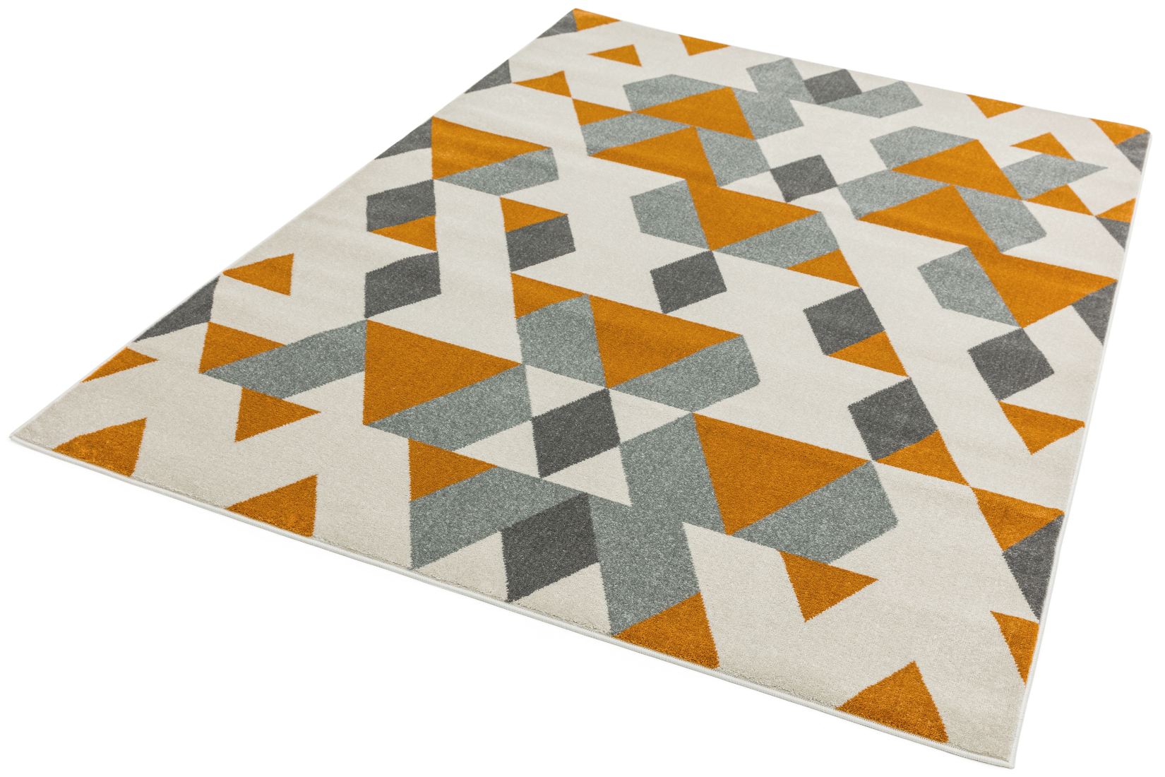 Colt Bold Geometric Rug - Pyramid Rust CL16