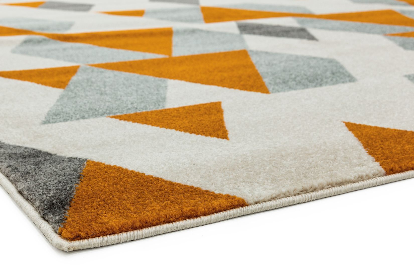 Colt Bold Geometric Rug - Pyramid Rust CL16