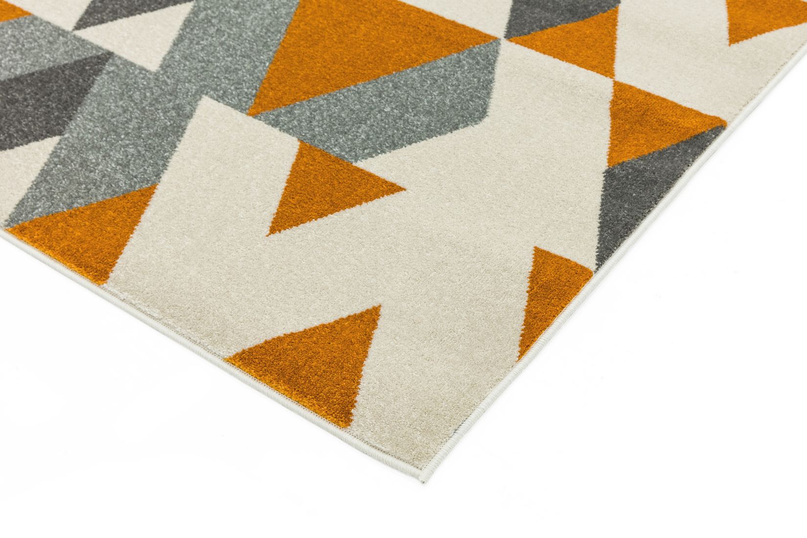 Colt Bold Geometric Rug - Pyramid Rust CL16