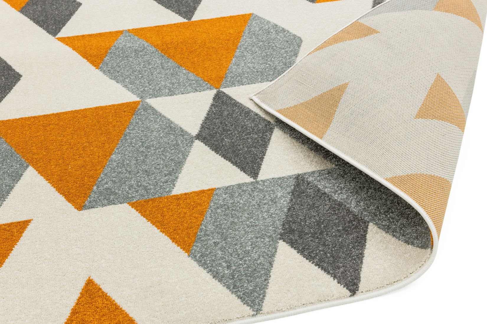 Colt Bold Geometric Rug - Pyramid Rust CL16