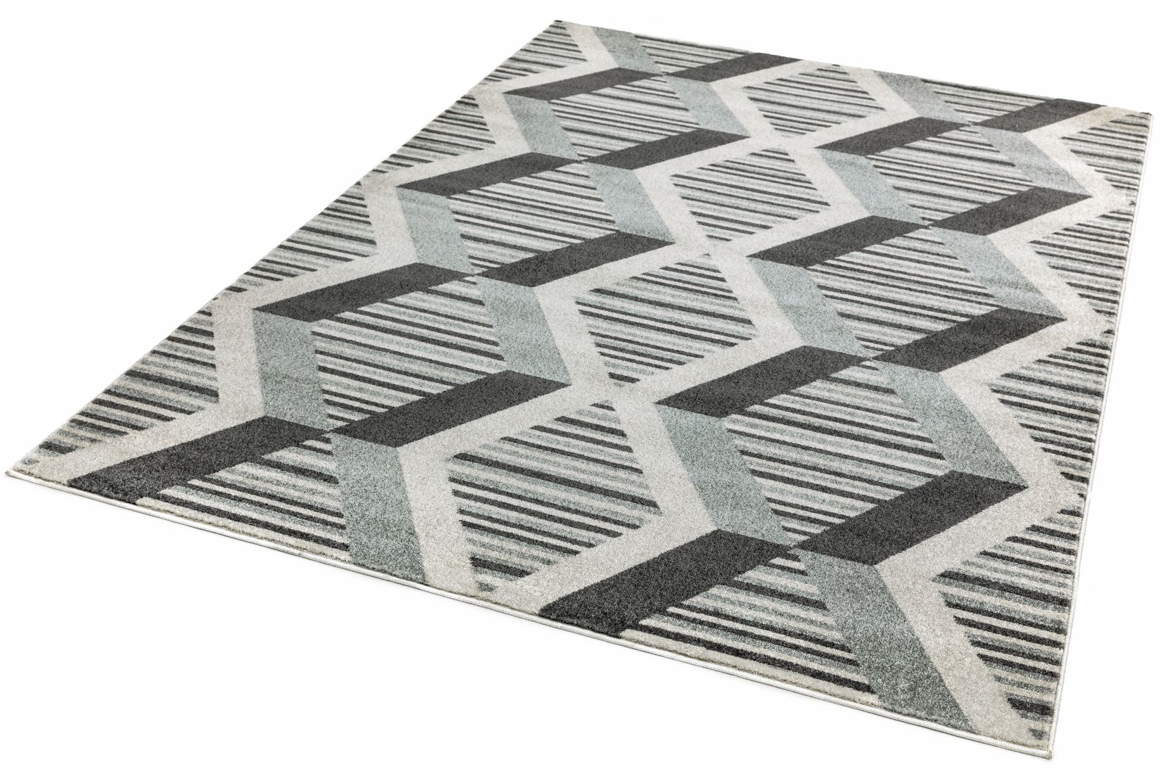 Colt Bold Geometric Rug - Diamond Grey Colt Bold Geometric Rug - Diamond Grey