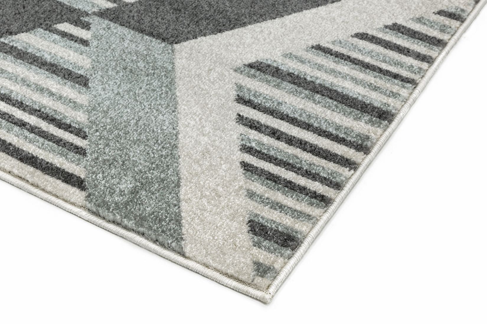 Colt Bold Geometric Rug - Diamond Grey CL12