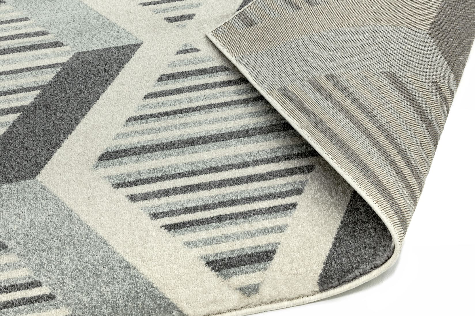 Colt Bold Geometric Rug - Diamond Grey CL12