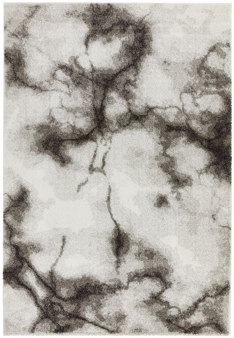 Dream Soft Touch Shaggy Rug - Cream Black DM02 Dream Soft Touch Shaggy Rug - Cream Black DM02