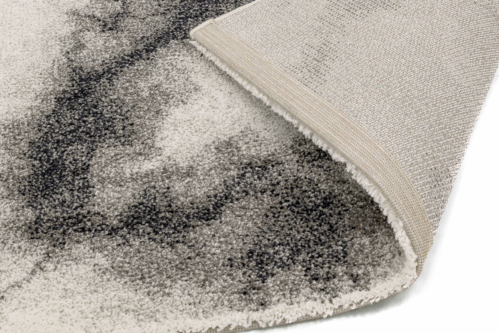 Dream Soft Touch Shaggy Rug - Cream Black DM02 Dream Soft Touch Shaggy Rug - Cream Black DM02