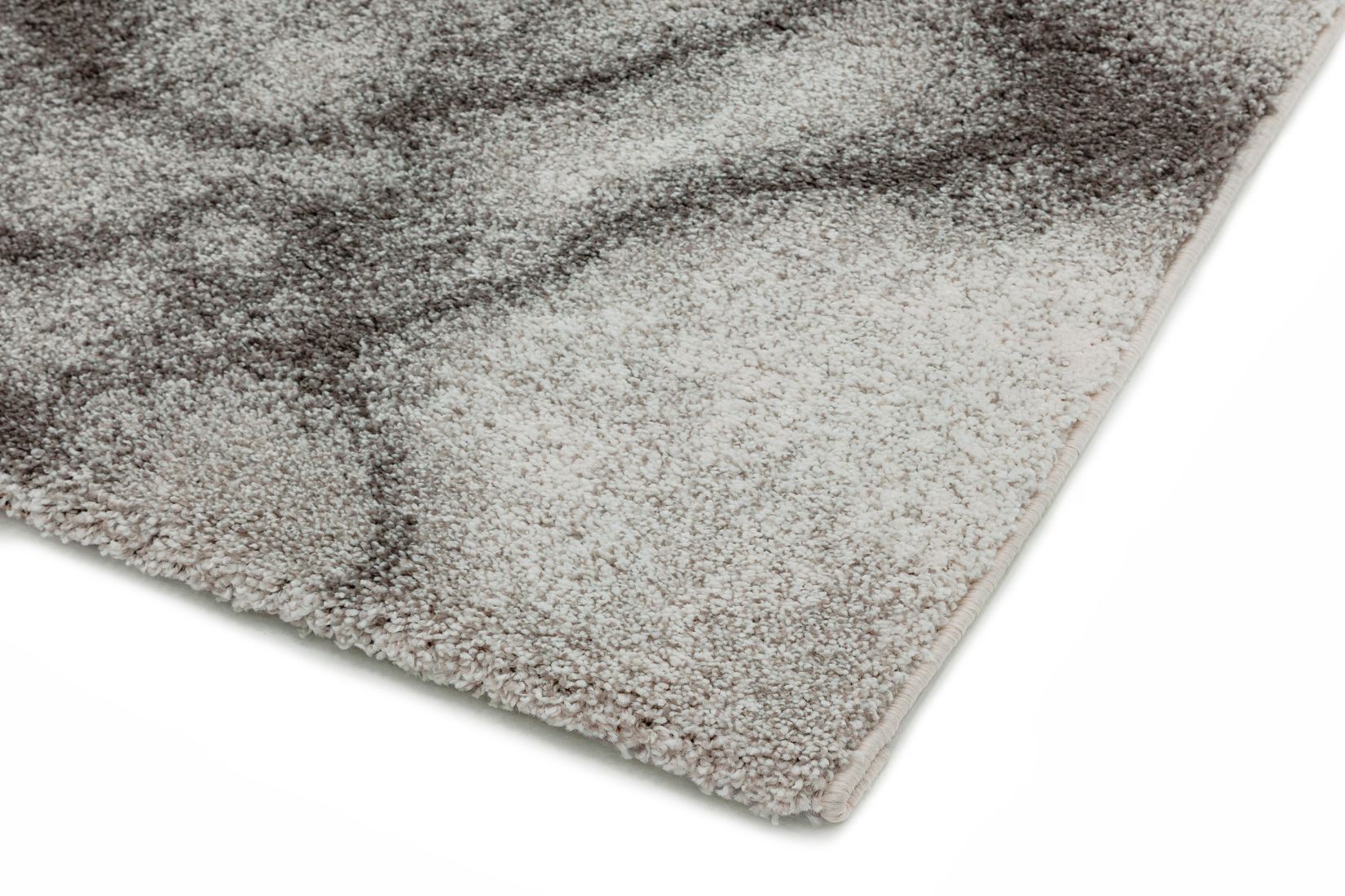 Dream Soft Touch Shaggy Rug - Cream Grey DM03