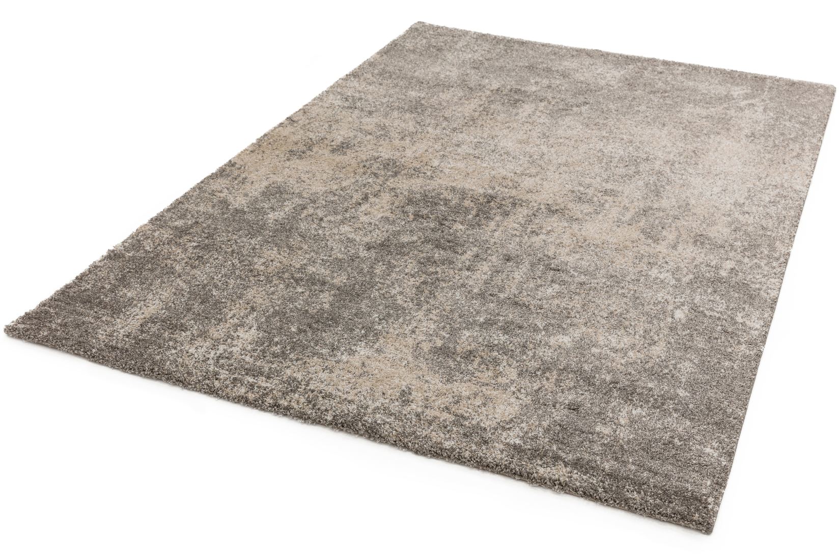 Dream Soft Touch Shaggy Rug - Dark Grey Beige DM05