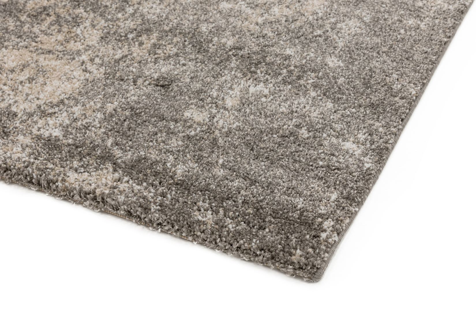 Dream Soft Touch Shaggy Rug - Dark Grey Beige DM05