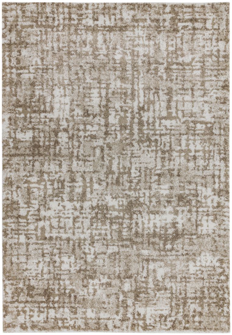 Dream Soft Touch Shaggy Rug - Brown Cream DM08 Dream Soft Touch Shaggy Rug - Brown Cream DM08