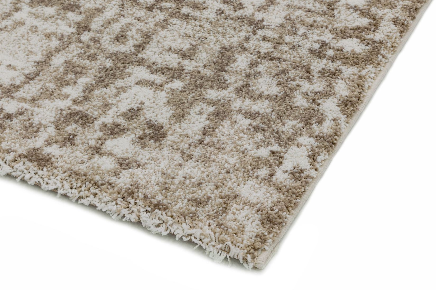 Dream Soft Touch Shaggy Rug - Brown Cream DM08 Dream Soft Touch Shaggy Rug - Brown Cream DM08