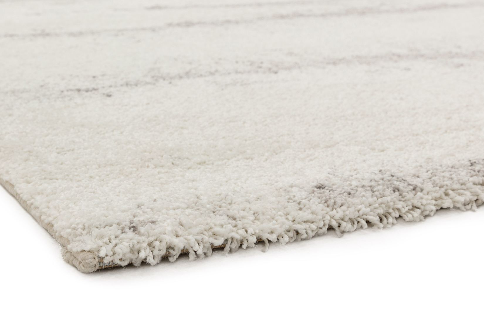 Dream Soft Touch Shaggy Rug - Cream Grey DM09