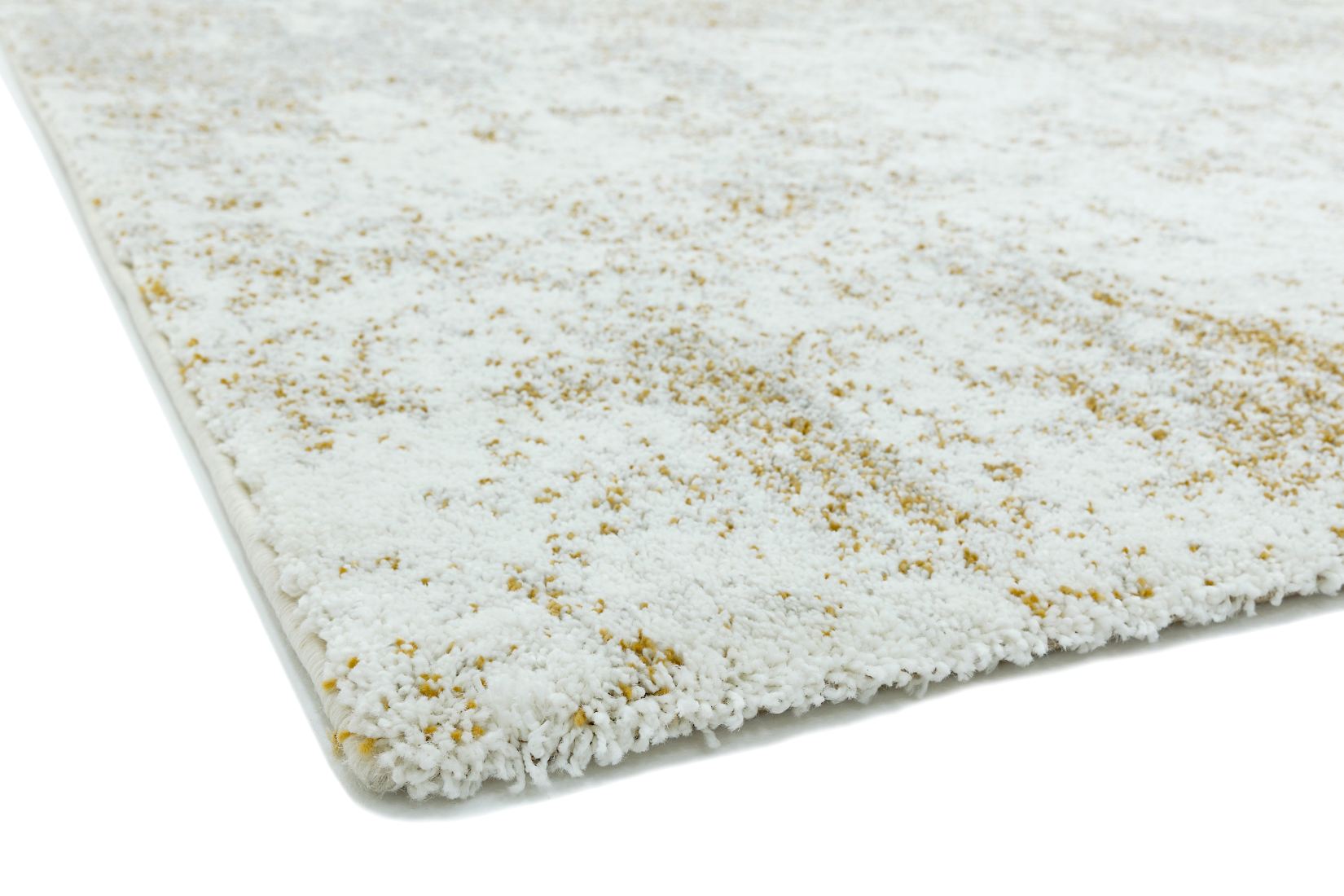 Dream Soft Touch Shaggy Rug - Cream Gold DM10