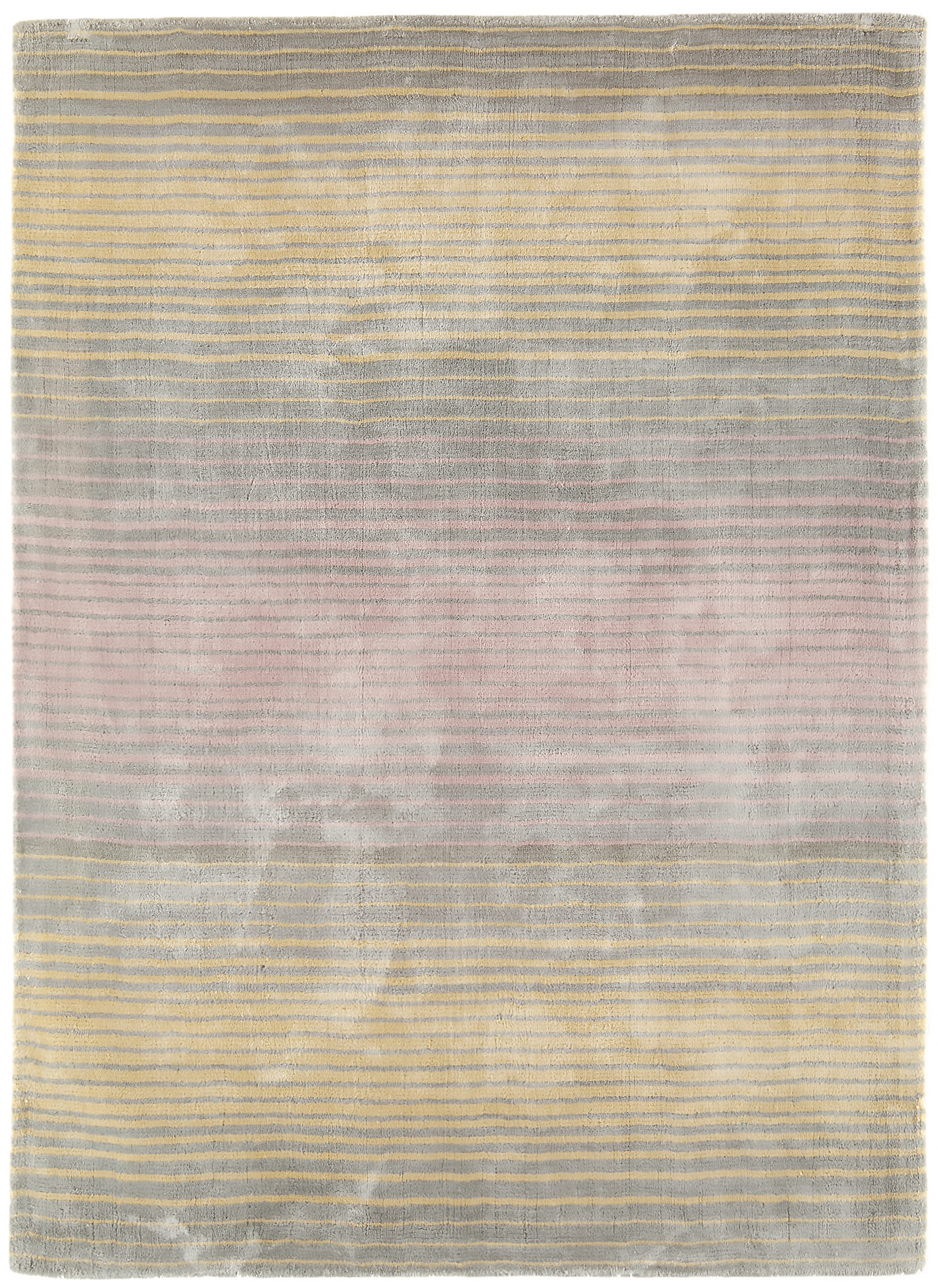 Holborn Velvety Viscose Striped Rug - Pastel Holborn Velvety Viscose Striped Rug - Pastel