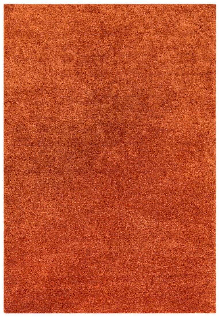 Milo Soft Lustrous Rug - Rust