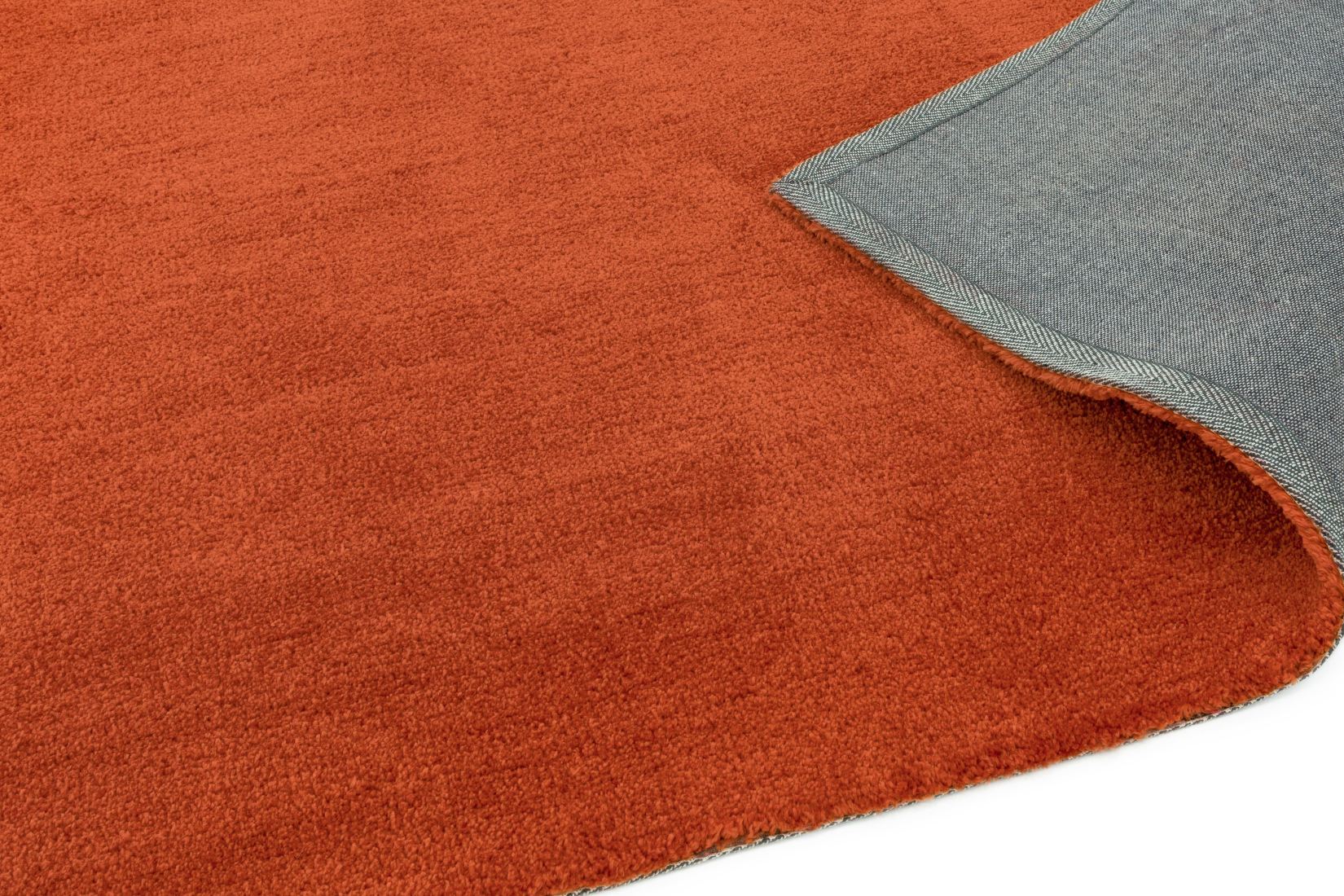 Milo Soft Lustrous Rug - Rust