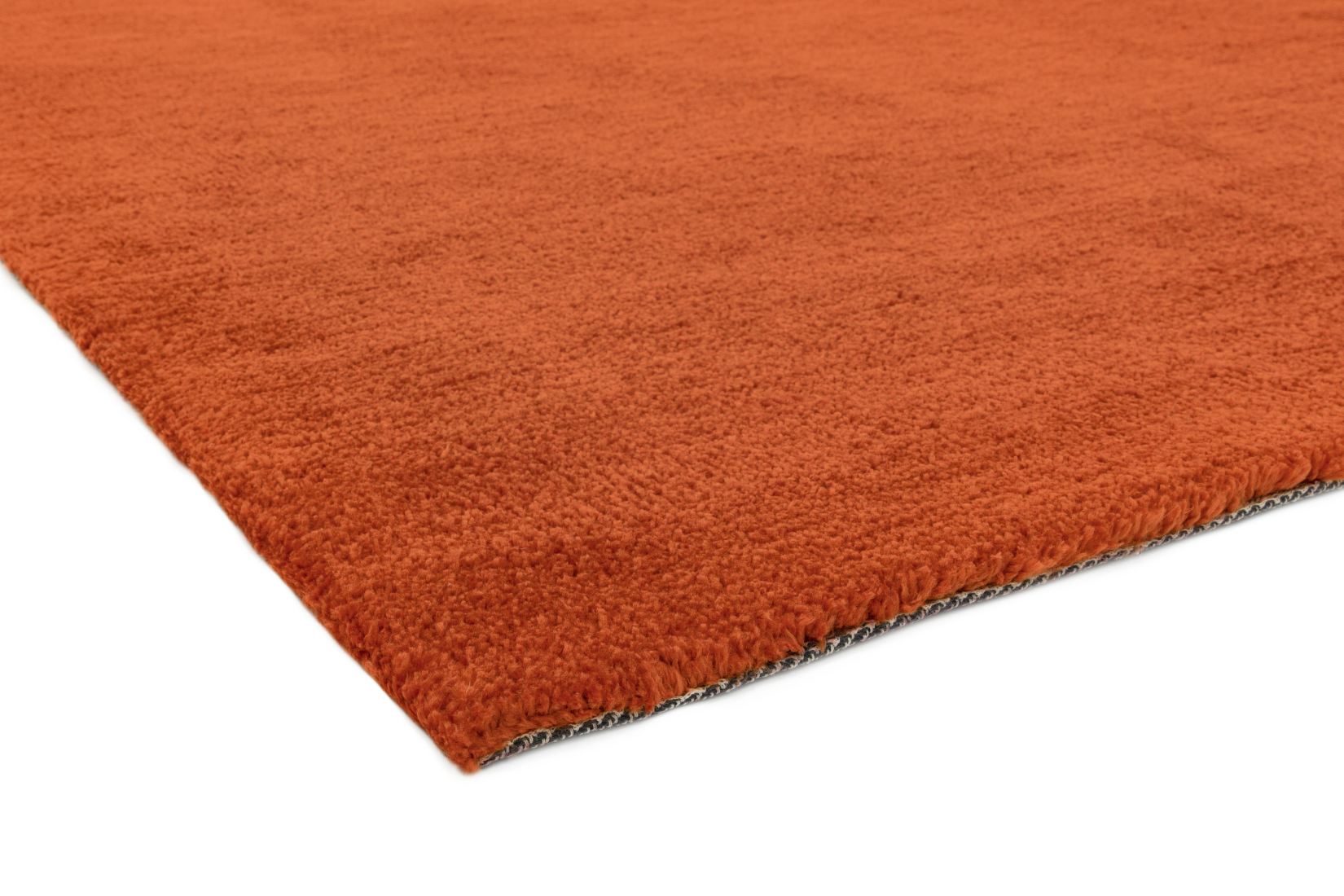 Milo Soft Lustrous Rug - Rust