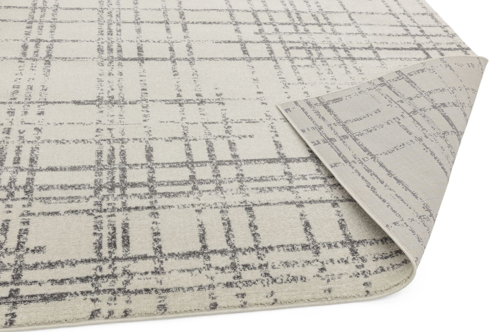 Nova Geometric Rug - Grid Grey NV31 Nova Geometric Rug - Grid Grey NV31