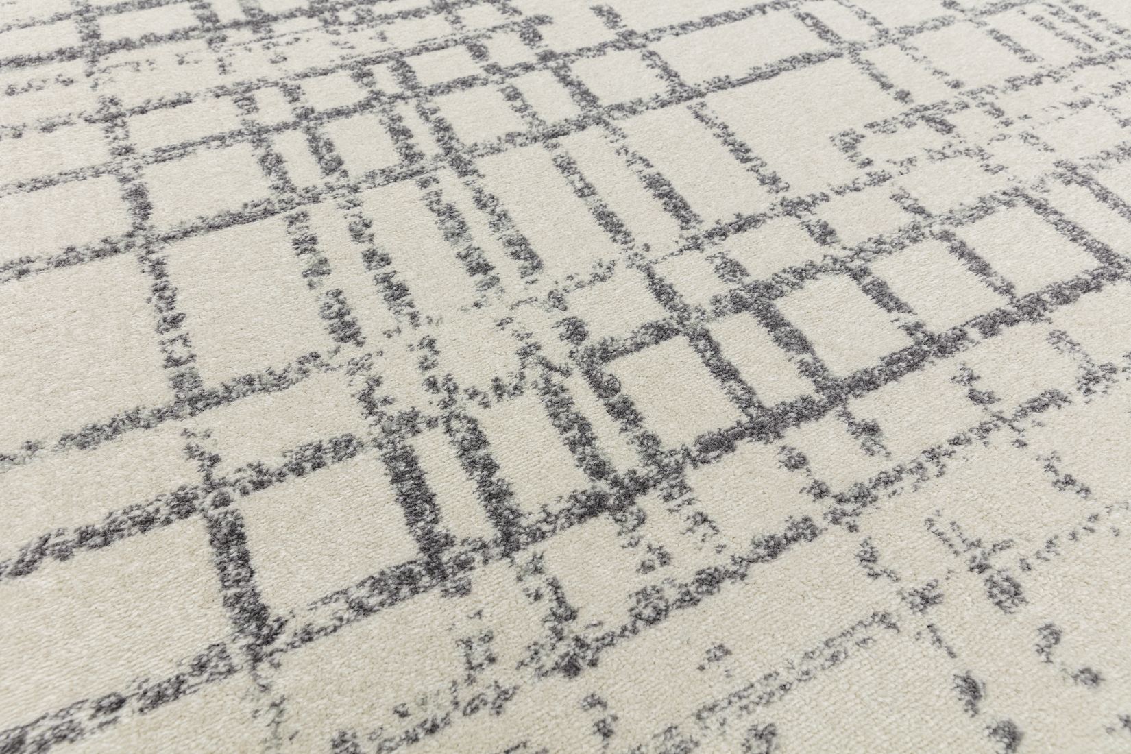 Nova Geometric Rug - Grid Grey NV31 Nova Geometric Rug - Grid Grey NV31