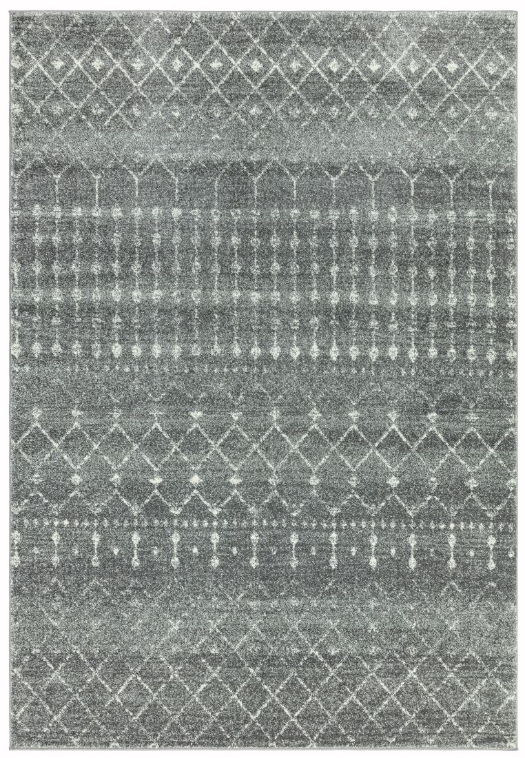 Nova Tribal Rug - Nomadic Dark Grey NV34