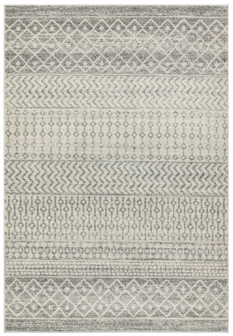 Nova Tribal Rug - Nomadic Aztec Grey NV35 Nova Tribal Rug - Nomadic Aztec Grey NV35