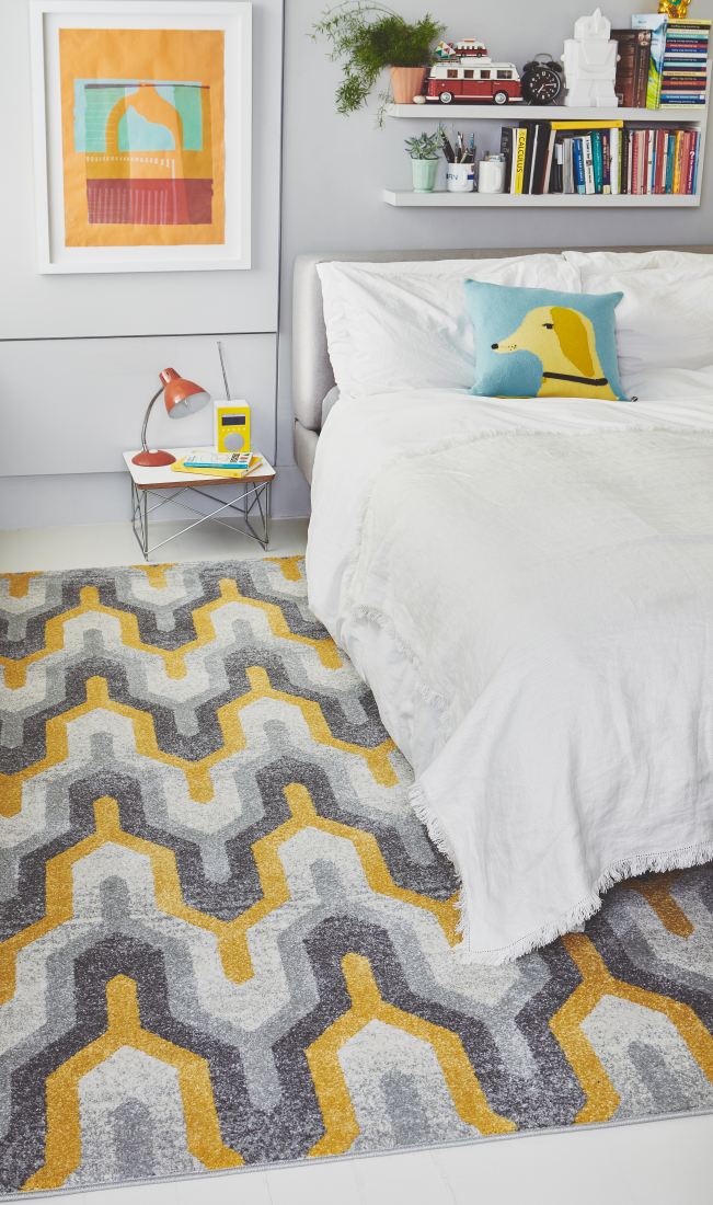 Nova Geometric Rug - Geo Yellow NV14 Nova Geometric Rug - Geo Yellow NV14