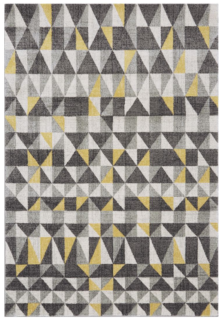 Nova Geometric Rug - Flag Yellow NV01