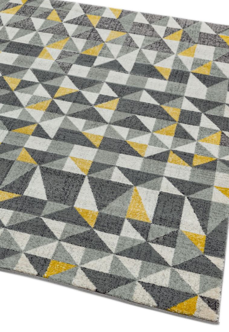 Nova Geometric Rug - Flag Yellow NV01