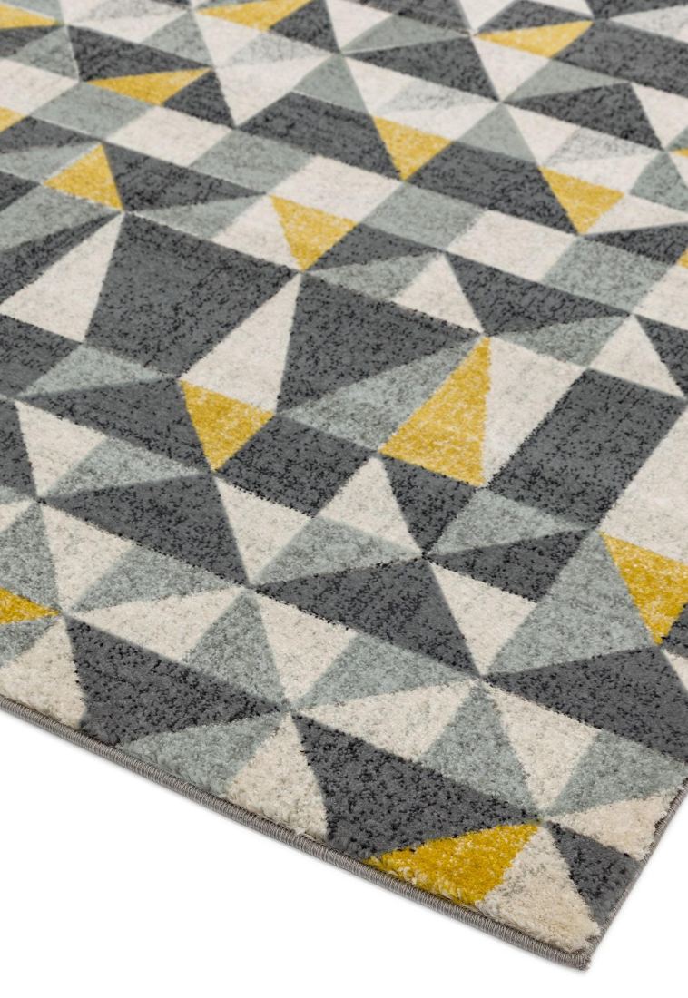 Nova Geometric Rug - Flag Yellow NV01