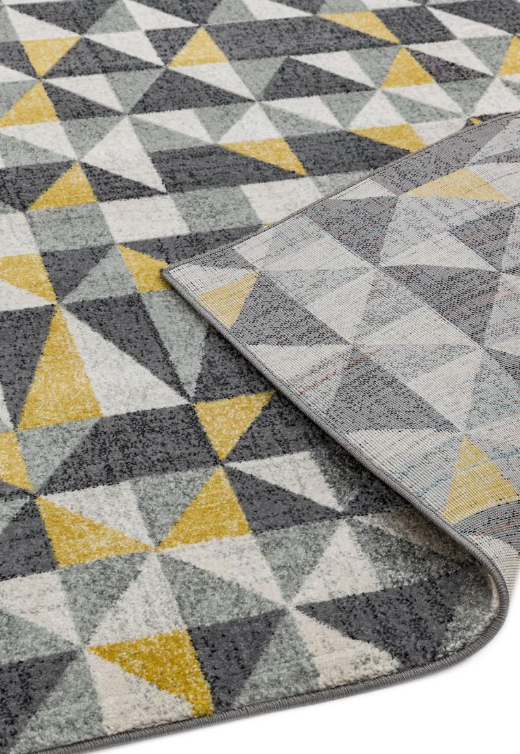 Nova Geometric Rug - Flag Yellow NV01