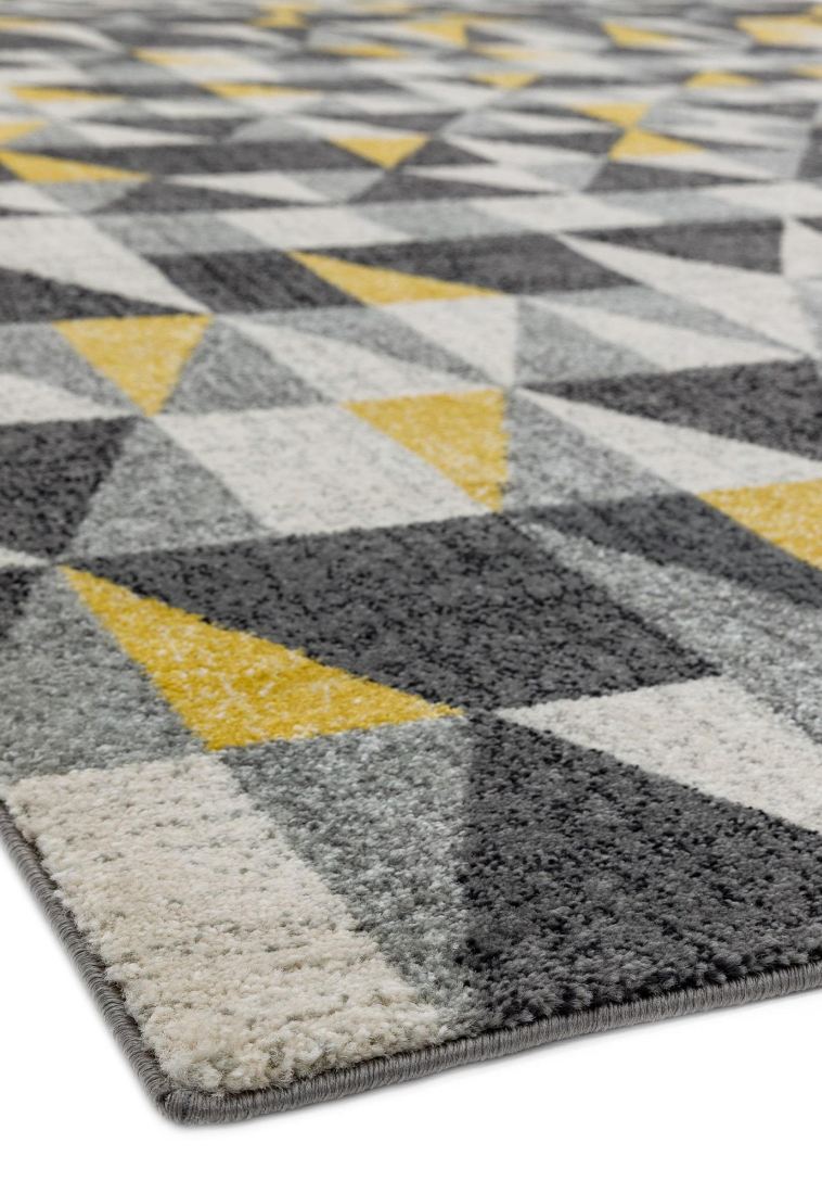 Nova Geometric Rug - Flag Yellow NV01