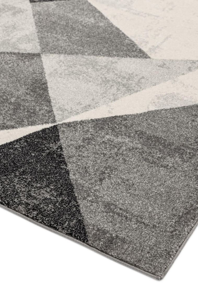 Nova Geometric Rug - Patio Grey NV02