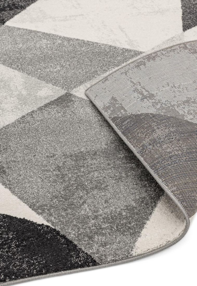 Nova Geometric Rug - Patio Grey NV02