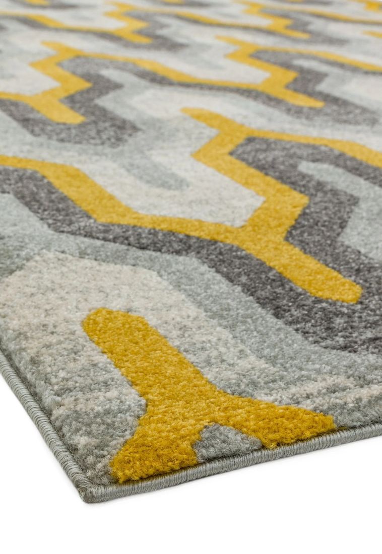 Nova Geometric Rug - Geo Yellow NV14