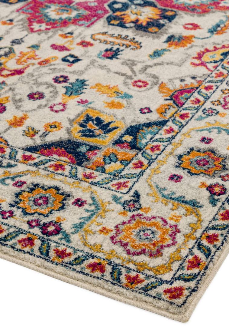 Nova Traditional Rug - Persian White Multi NV24