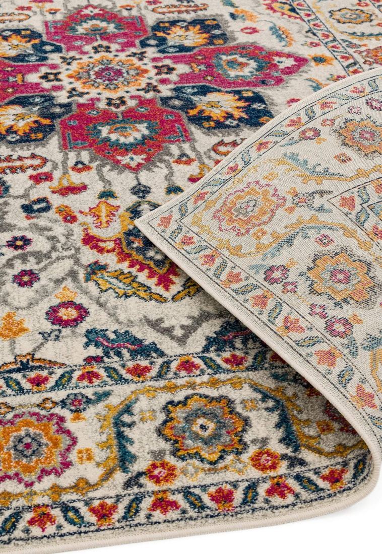 Nova Traditional Rug - Persian White Multi NV24