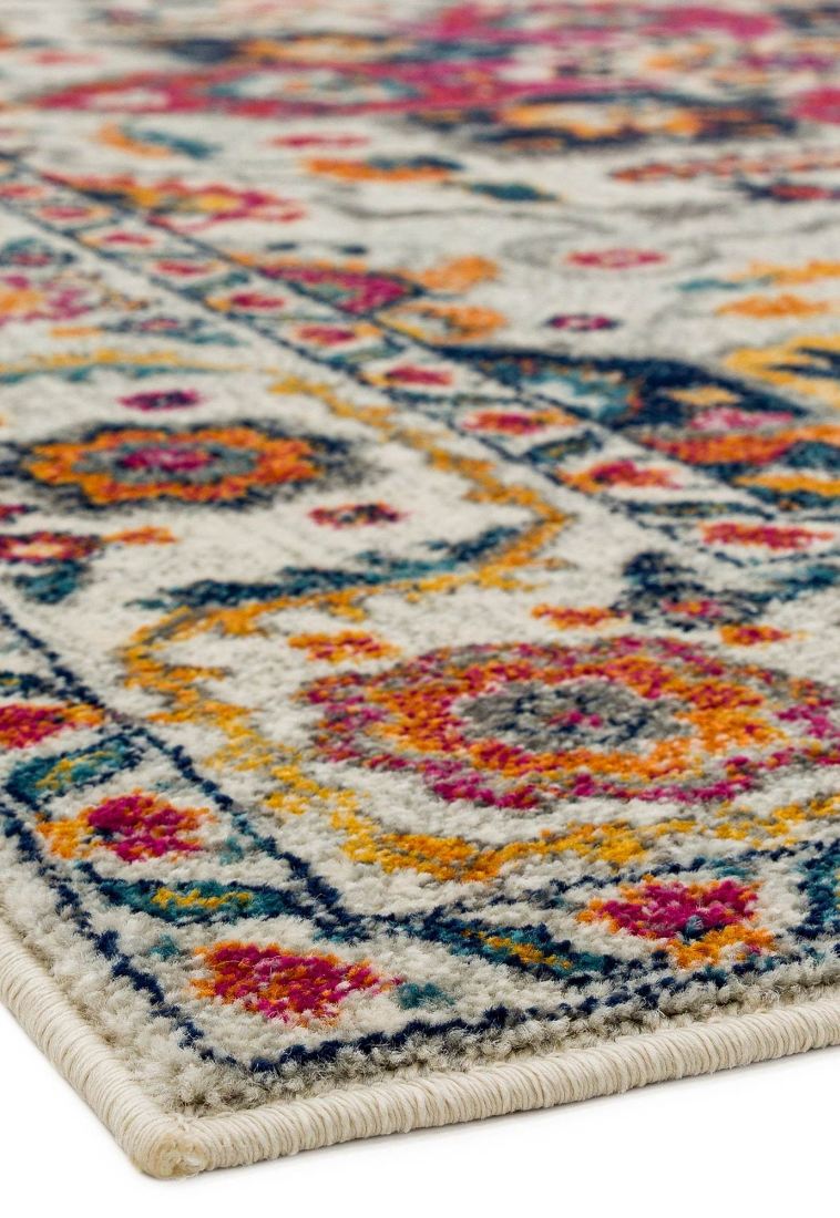 Nova Traditional Rug - Persian White Multi NV24