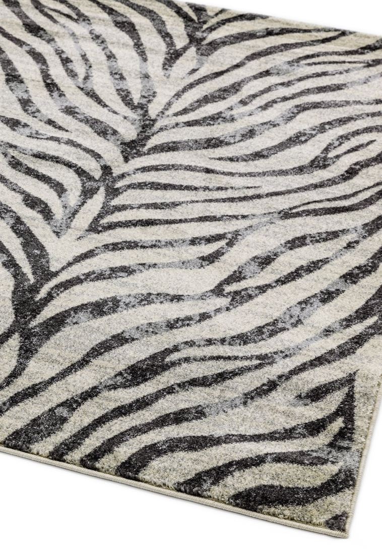 Nova Animal Print Hardwearing Rug - Zebra NV27 Nova Animal Print Hardwearing Rug - Zebra NV27