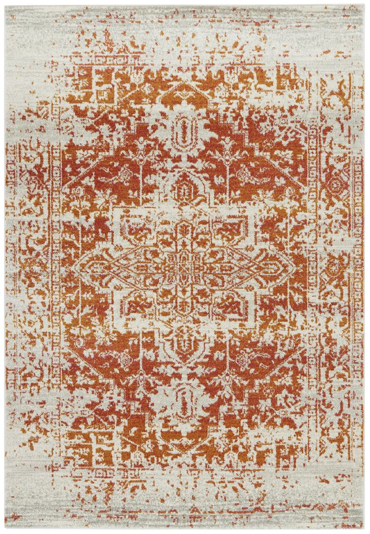 Nova Traditional Hardwearing Rug - Antique Orange NV09 Nova Traditional Hardwearing Rug - Antique Orange NV09