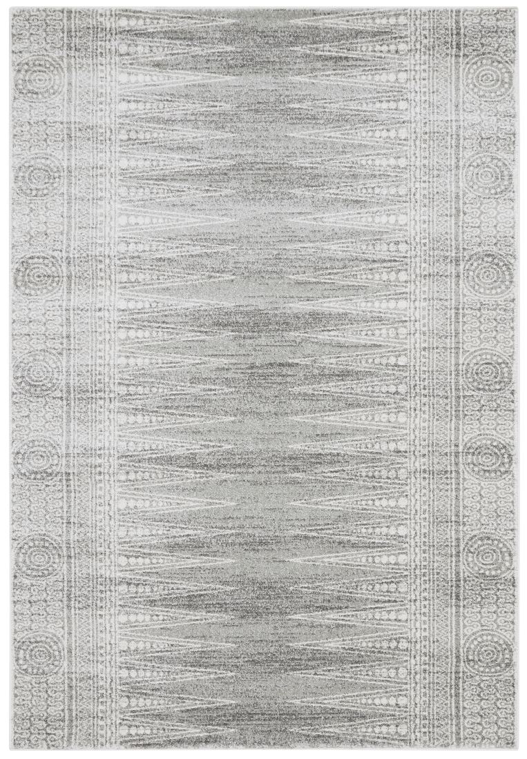Nova Tribal Hardwearing Rug - Weave Grey NV07 Nova Tribal Hardwearing Rug - Weave Grey NV07