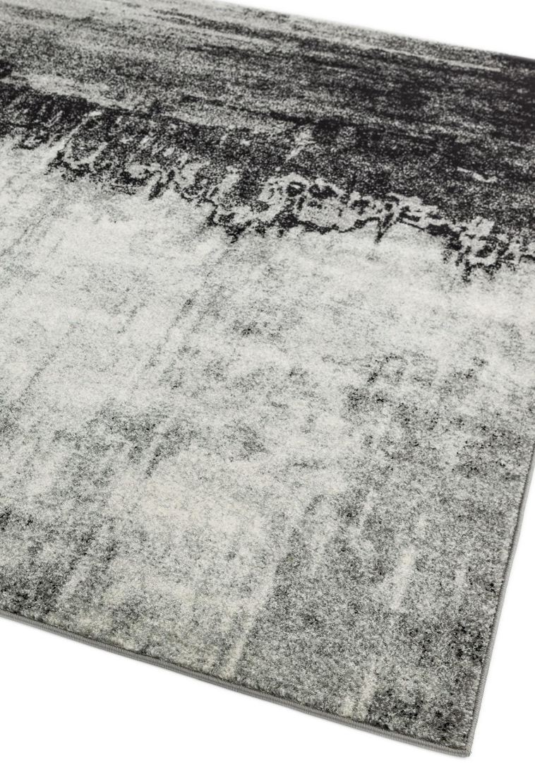 Nova Abstract Rug - Distress Grey NV03