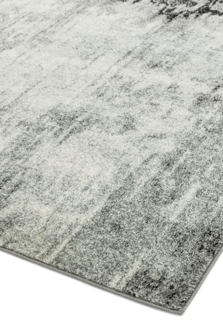 Nova Abstract Rug - Distress Grey NV03