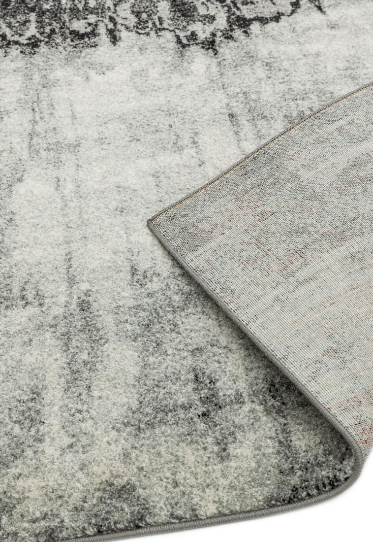 Nova Abstract Rug - Distress Grey NV03