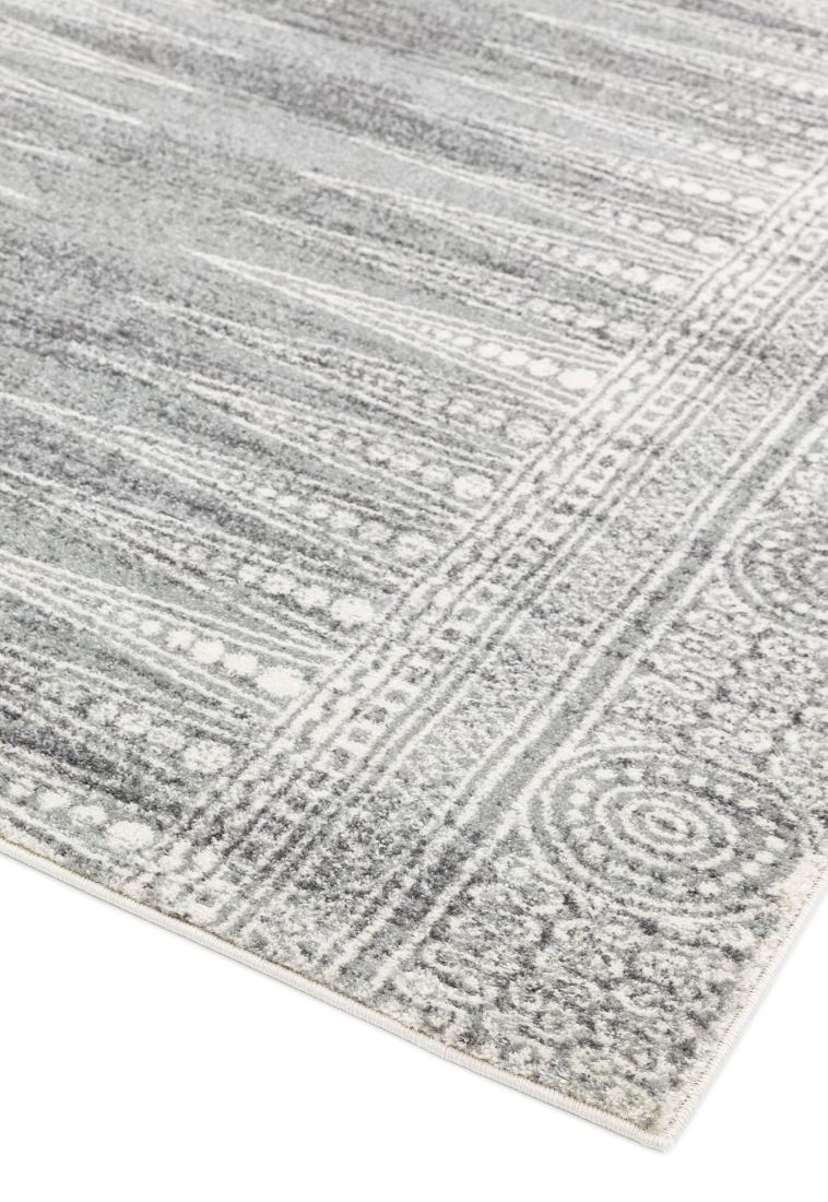 Nova Tribal Hardwearing Rug - Weave Grey NV07 Nova Tribal Hardwearing Rug - Weave Grey NV07