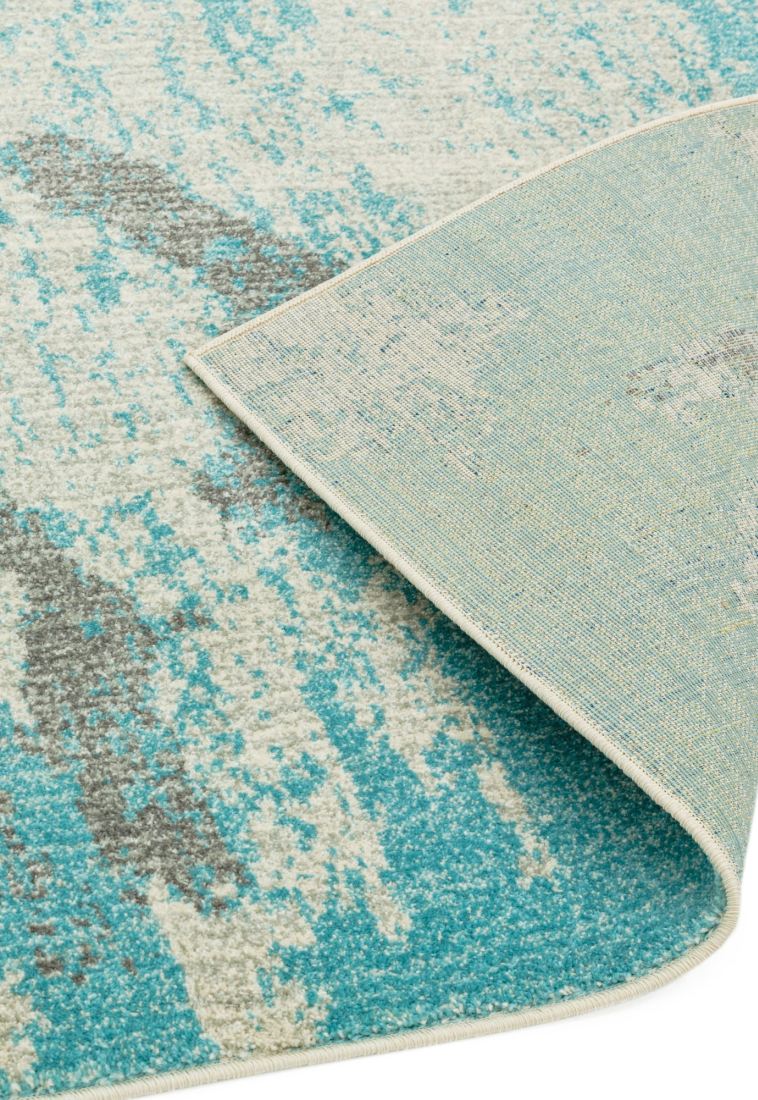 Nova Abstract Rug - Painterly Duck Egg NV15 Nova Abstract Rug - Painterly Duck Egg NV15