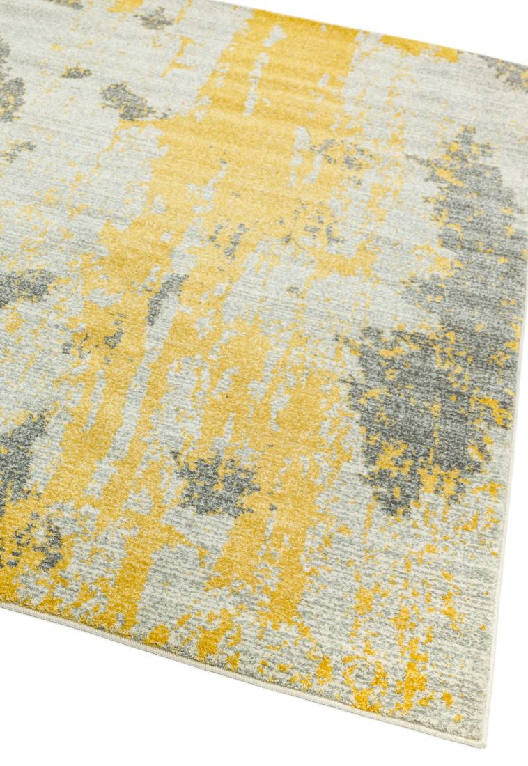 Nova Abstract Rug - Painterly Ochre NV18